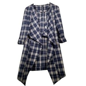 Pre-Loved Design Lab Plaid  Jacket – Excellent Condition, Size Small